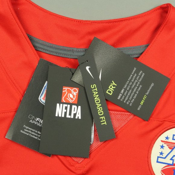 Nike Kansas City Chiefs Tyrann Mathieu Game Sewn Jersey in Red Size Medi… - Picture 6 of 11